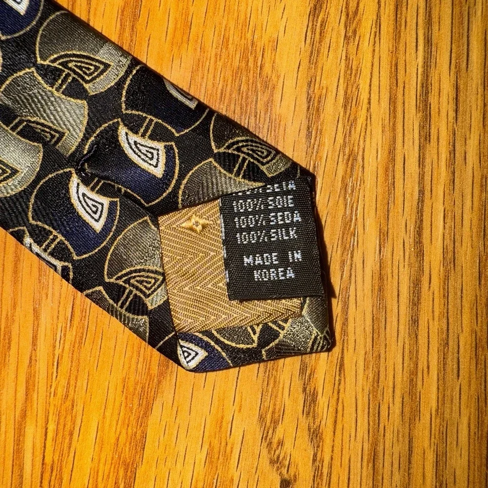 Modern Elements Men's Silk Geometric Neck Tie Multi-Color Classic